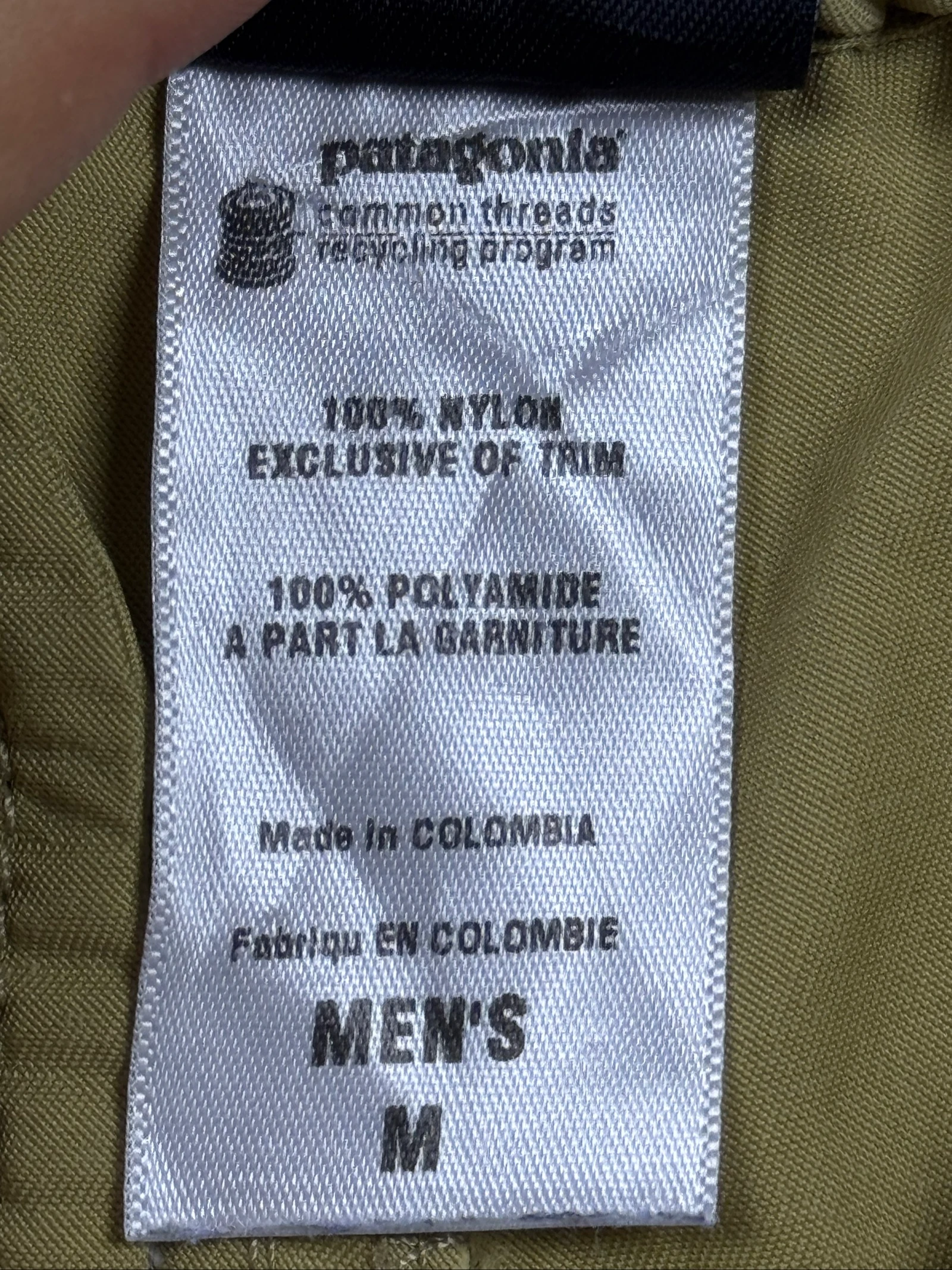 Patagonia Nylon Khaki Adjustable Waist M Trail Trekking Outdoor Hiking Shorts – photo 12
